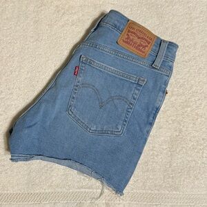 Levi's Women's Blue Denim Shorts